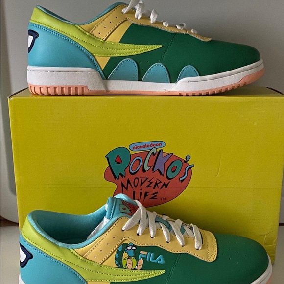 FILA RML FILBURT X ORIGINAL FITNESS Rocko's Modern Life Men’s SZ 10,5 USA - Picture 1 of 6